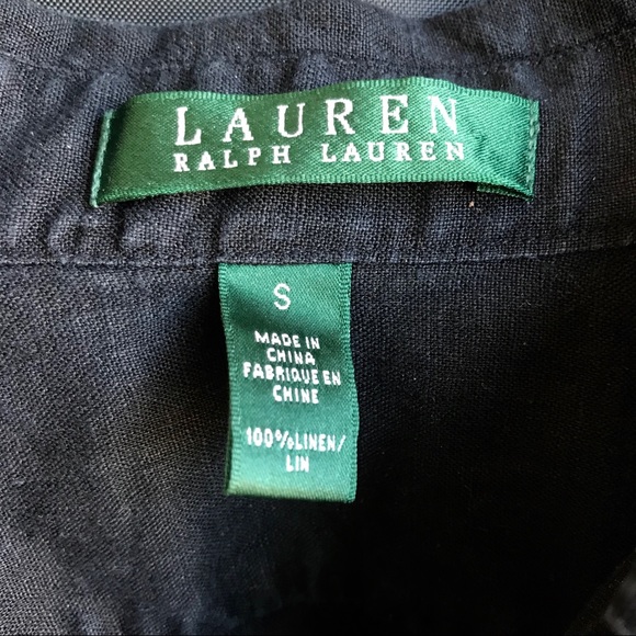 Lovely black Ralph Lauren button down 🖤✨ - Picture 3 of 3